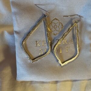 Kendra Scott Silver Geometric Earrings